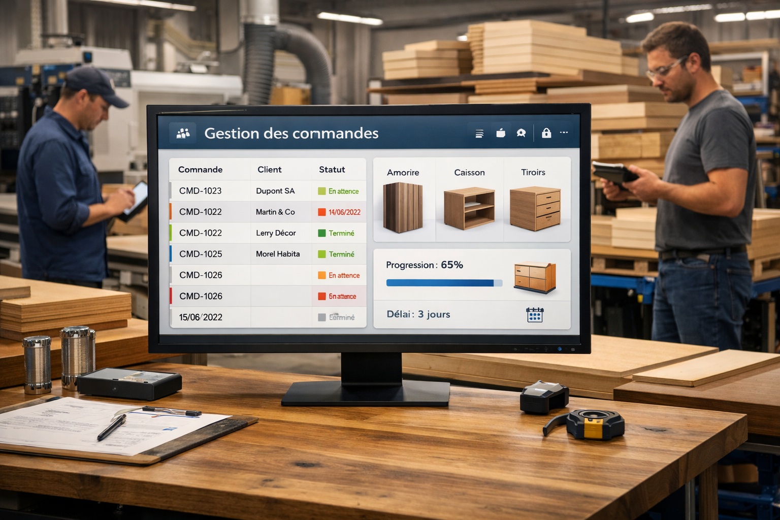 Gestion des commandes